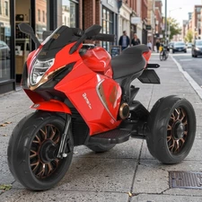 Мотоцикл для детей M 5050ELR-3 красный с пультом управления